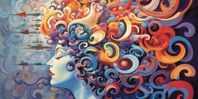 How Spiral Brain Signal Patterns Organize Cognitive Activity