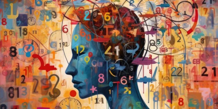 Unveiling the connection between evolutionary perception and mathematics