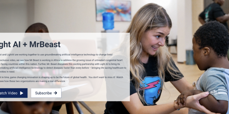 Light AI and MrBeast Partner to Combat Strep A in Africa