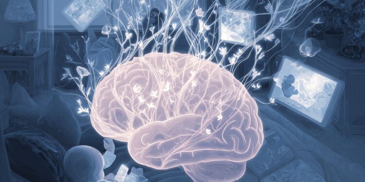 Early Screen Time Linked to Long-Term Brain Changes, Teen Anxiety